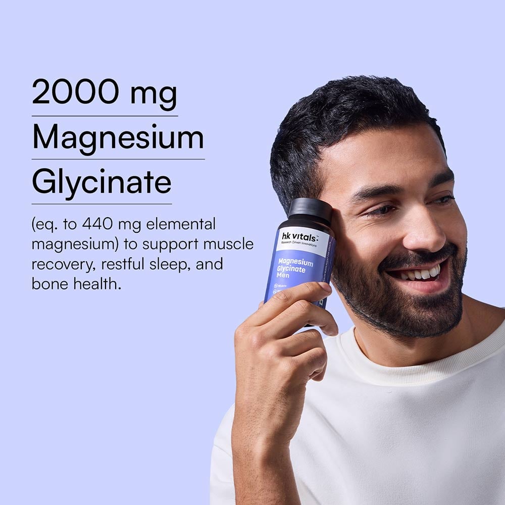 4 - HK Vitals Magnesium Glycinate, Men 120 tablet(s)
