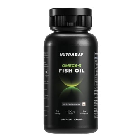 1 - Nutrabay Wellness Omega 3 Fish Oil,  60 capsules 