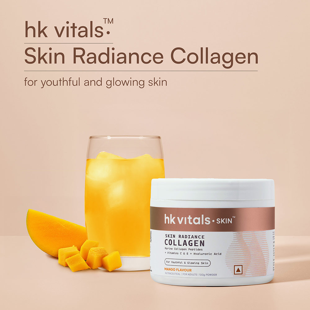 2 - HealthKart HK Vitals Skin Radiance Collagen,  100 g  Mango
