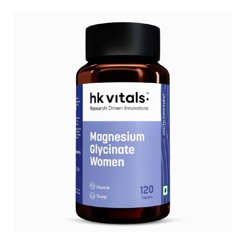2 - HealthKart HK Vitals Magnesium Glycinate,  Unflavoured - Women  120 tablet(s) 