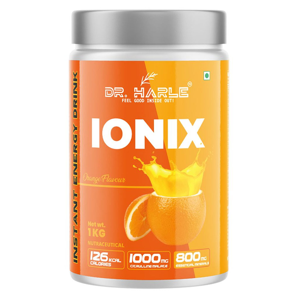 1 - DR. HARLE Ionix Isotonic Energy Drink,  2.2 lb  Orange 