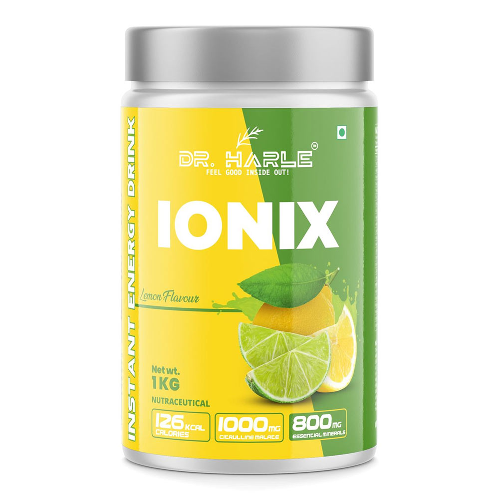 1 - DR. HARLE Ionix Isotonic Energy Drink,  2.2 lb  Lemon 