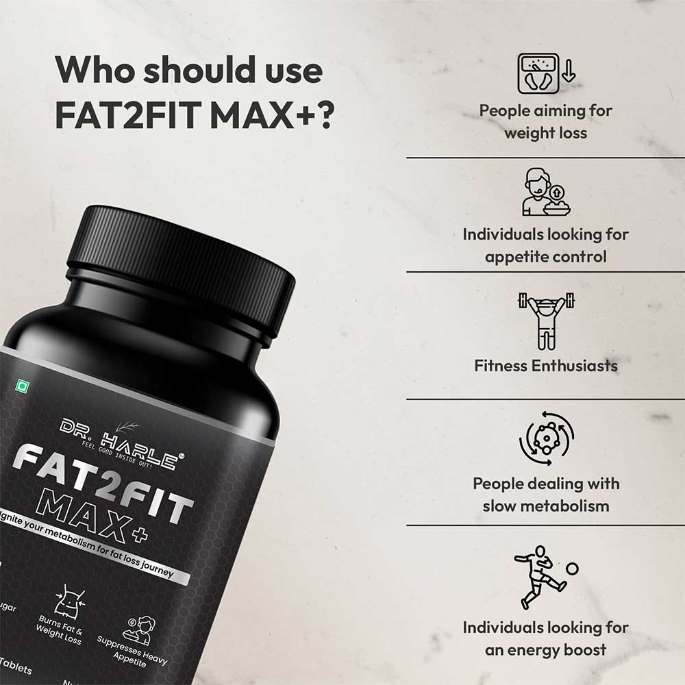 7 - DR. HARLE Fat2Fit Max Plus,  60 tablet(s)  Unflavoured 