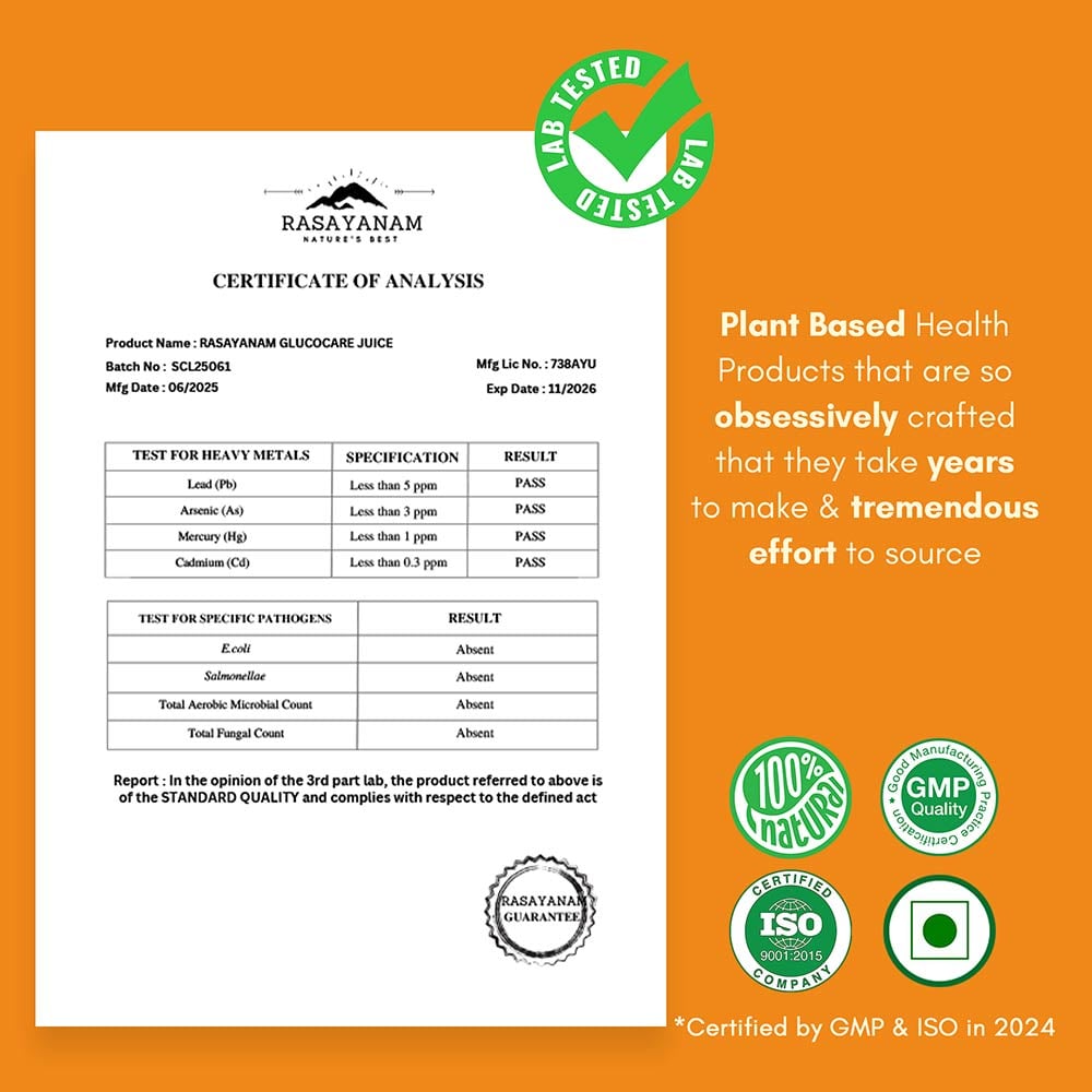 8 - Rasayanam GlucoCare Juice,  750 ml 