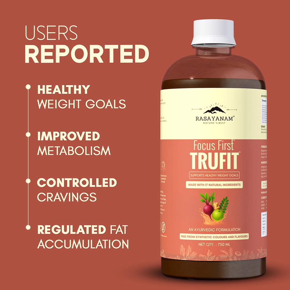5 - Rasayanam Trufit Juice for Healthy Weight Management,  Unflavoured  750 ml 