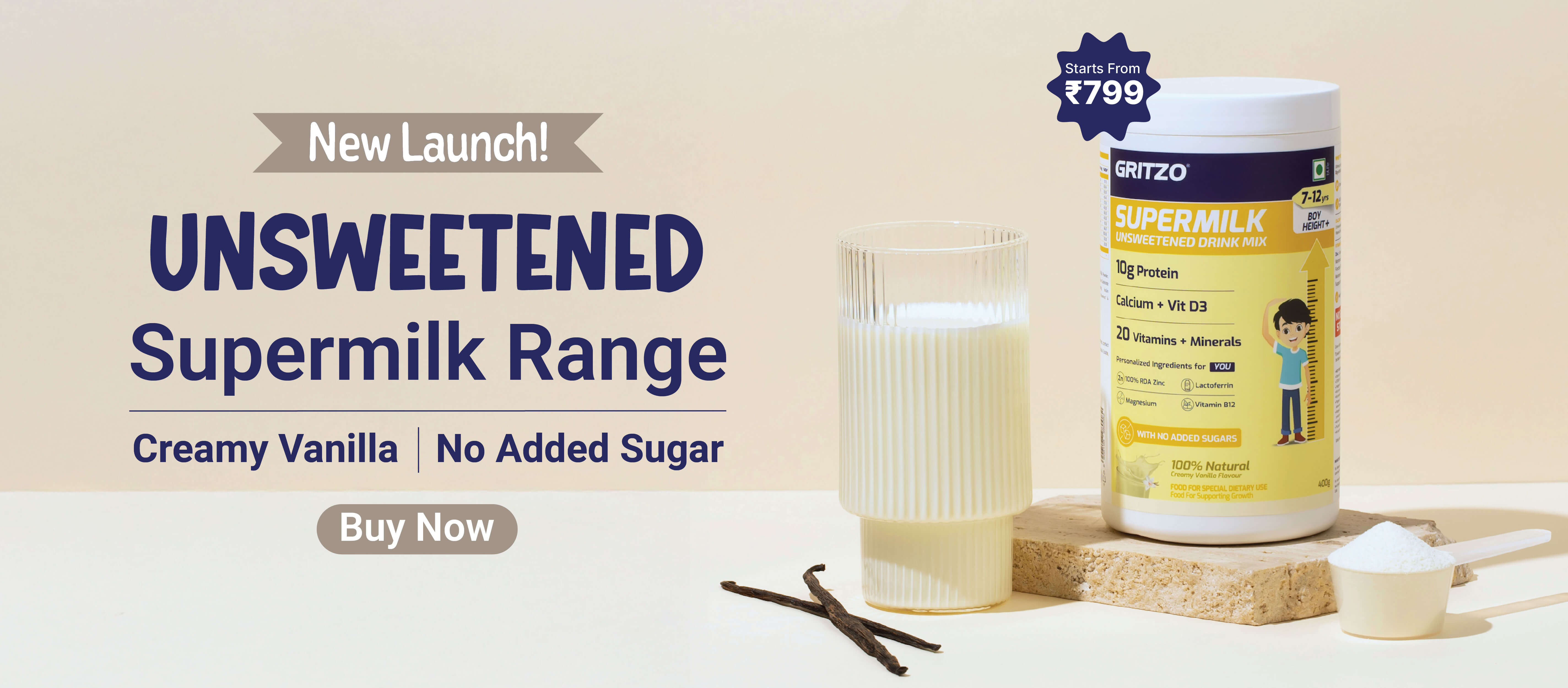 Launch: Supermilk Unsweetened Range - Starts @ Rs. 799