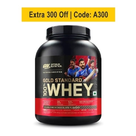 ON (Optimum Nutrition) Gold Standard 100% Whey Protein, 5 lb Double Rich Chocolate