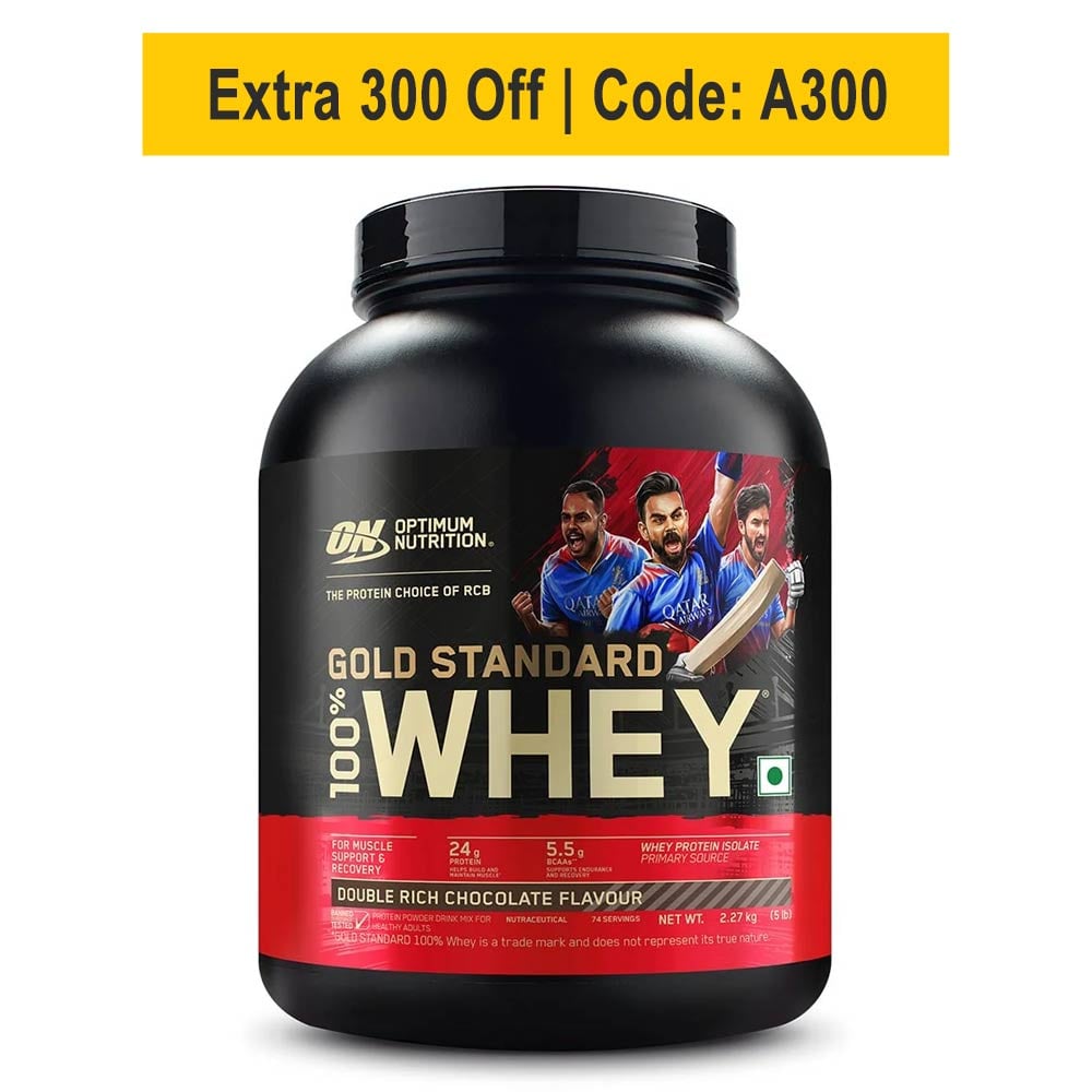 ON (Optimum Nutrition) Gold Standard 100% Whey Protein,  5 lb  Double Rich Chocolate 