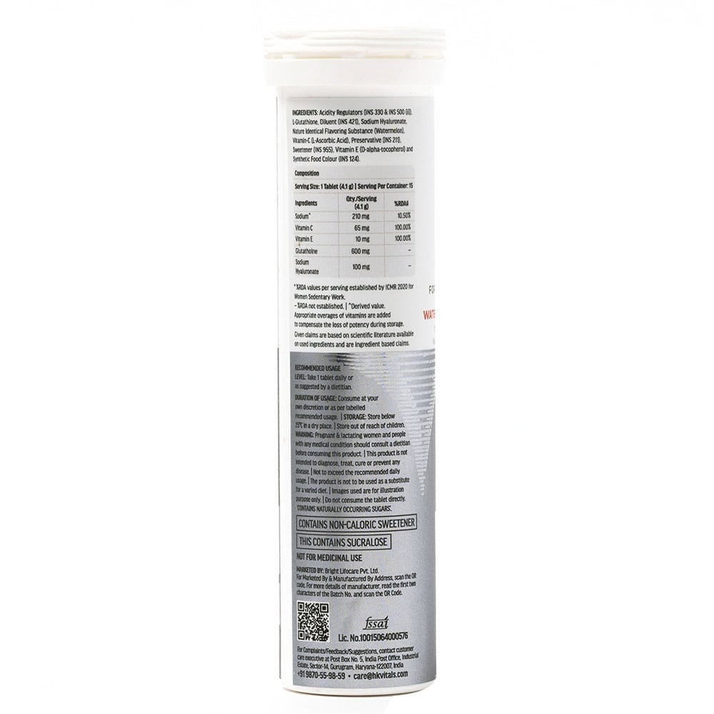8 - HealthKart HK Vitals Glutathione Effervescent,  Watermelon  30 tablet(s) 