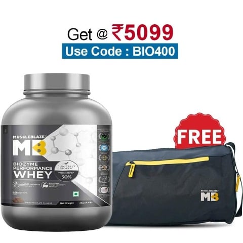 MuscleBlaze Biozyme Performance Whey, 4.4 lb Rich Chocolate