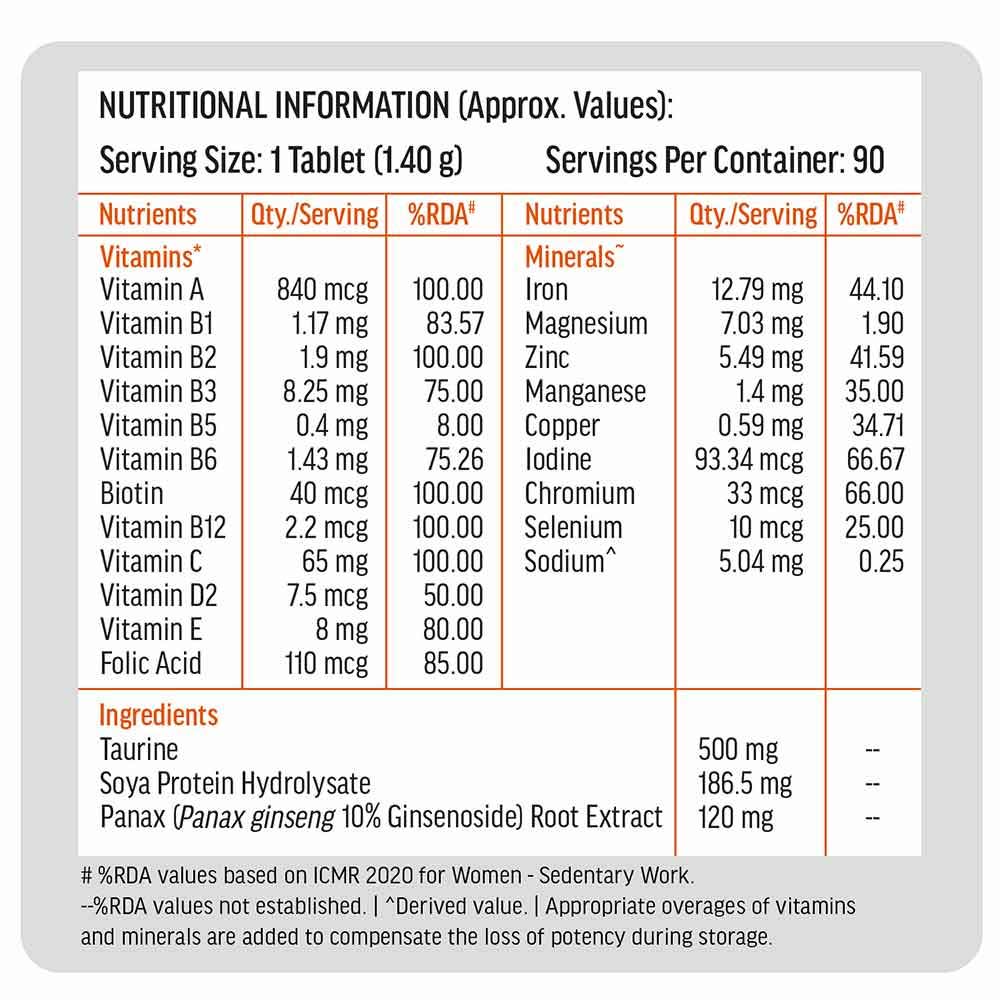 HK Vitals Multivitamin & Omega 3 1000mg Combo
