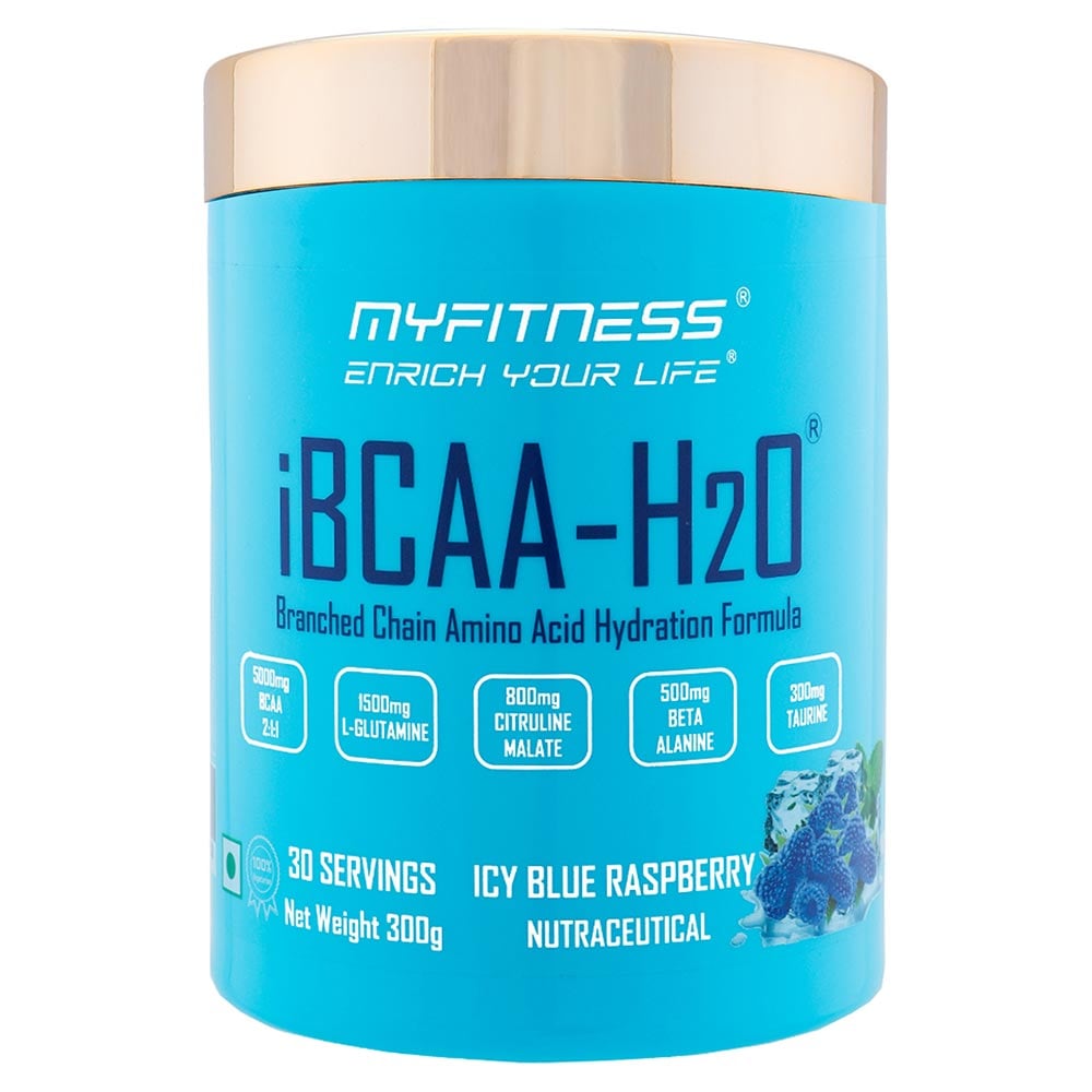 Myfitness iBCAA-H2O,  0.66 lb  30 Servings  Icy Blue Raspberry 