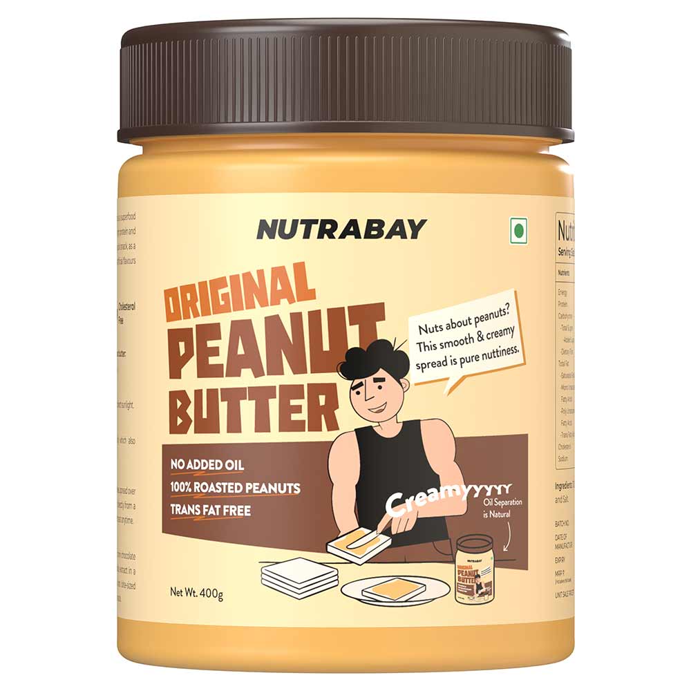 1 - Nutrabay Foods Original Peanut Butter,  400 g  Creamy 