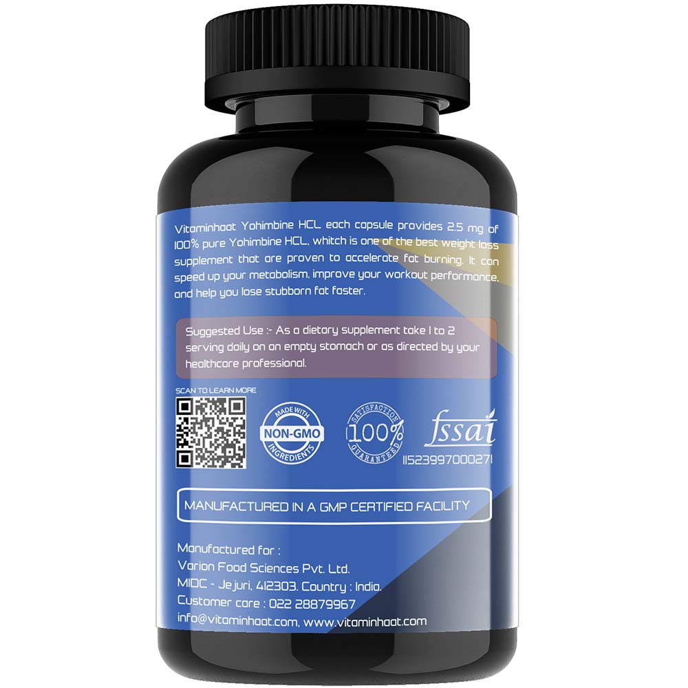 6 - Vitaminhaat Yohimbine HCL Xtend - Basic,  60 capsules  Unflavoured 