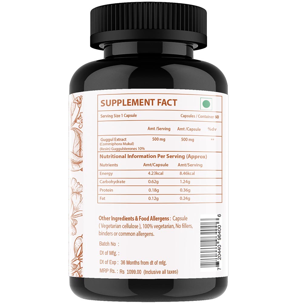 5 - Vitaminhaat Guggul Extract Suddha Guggulu,  60 capsules 