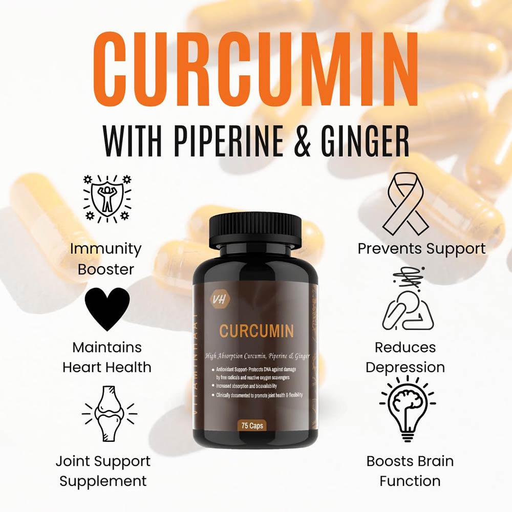 3 - Vitaminhaat Curcumin,  75 capsules 