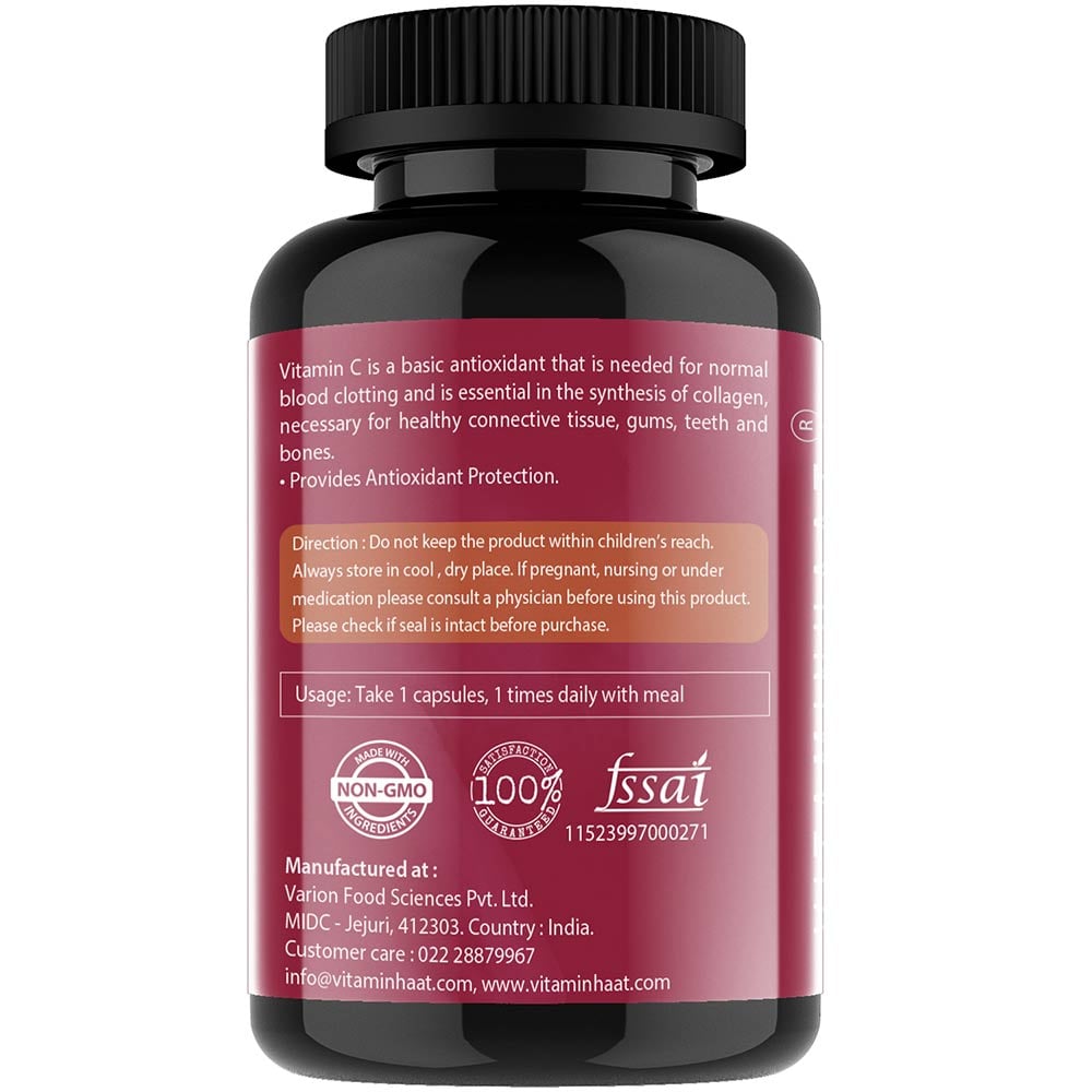 6 - Vitaminhaat Vitamin C,  90 capsules  Unflavoured 