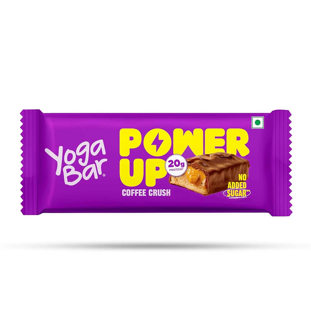 2 - Yogabar Power Up 20g Protein Bar,  10 bar(s)  Coffee Crush 