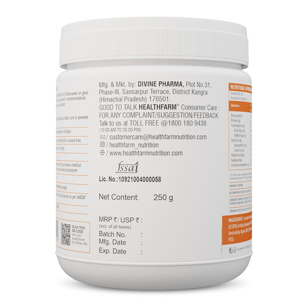 3 - Healthfarm Crea3x Pre-Workout,  Fruit Punch  0.55 lb 