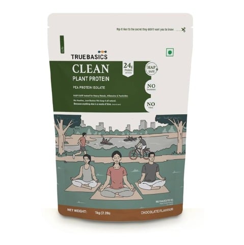 TrueBasics Clean Plant Protein, 2.2 lb Chocolate