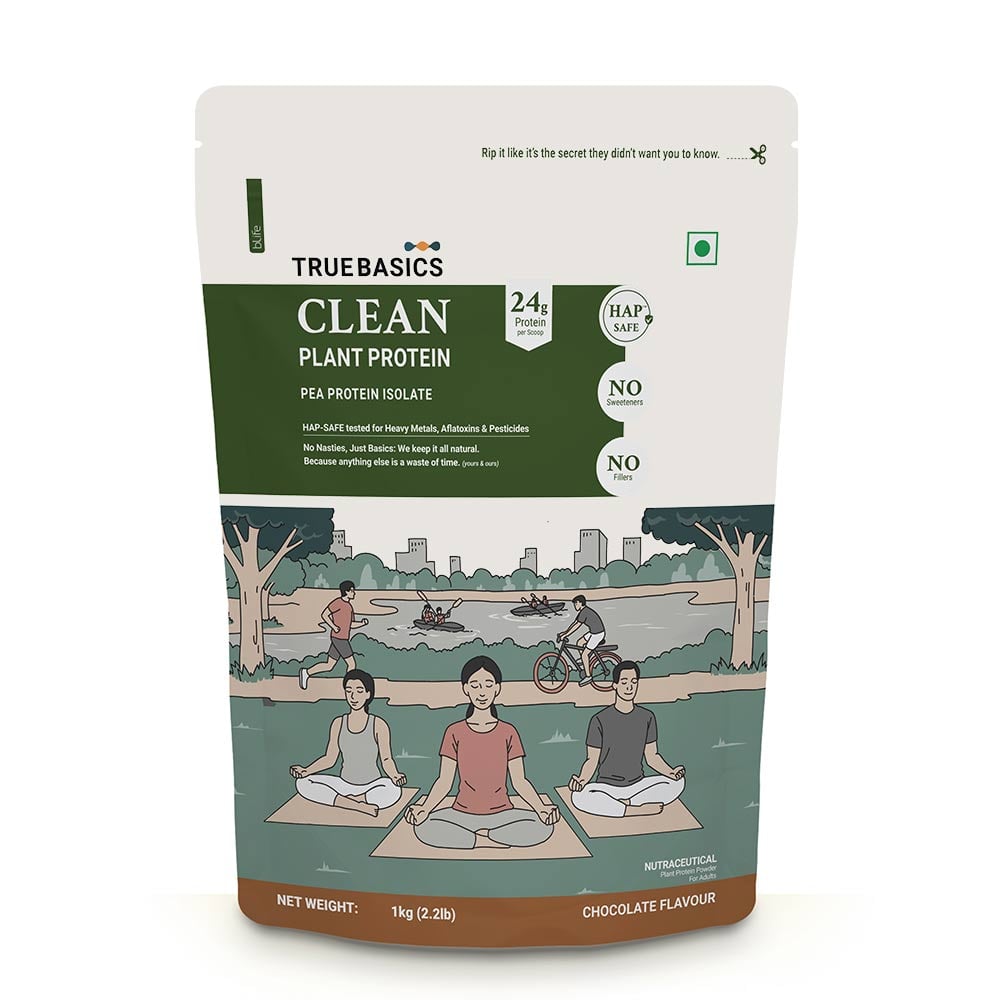 TrueBasics Clean Plant Protein, 2.2 lb Chocolate