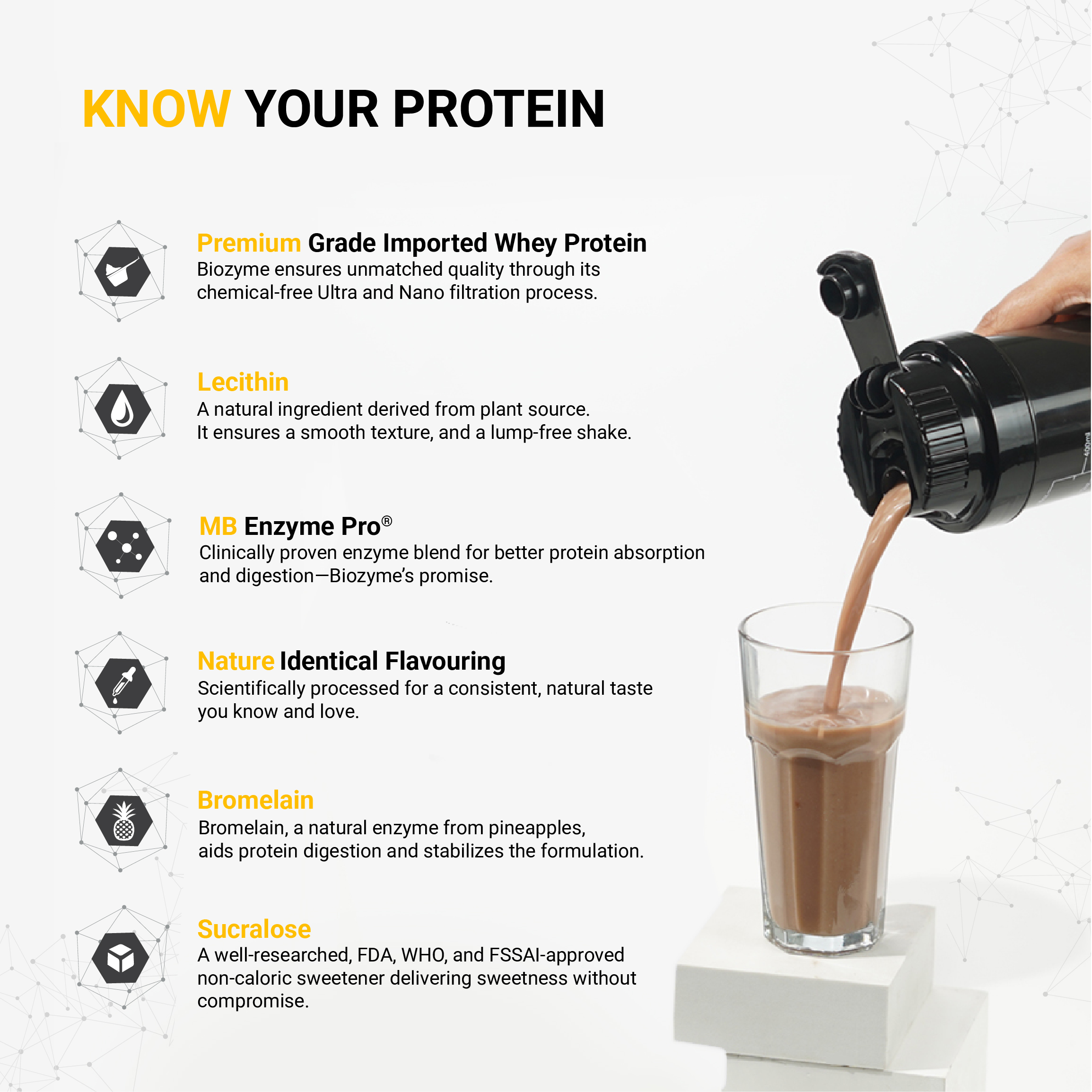 9 - MuscleBlaze Biozyme Performance Whey,  8.8 lb  Rich Chocolate