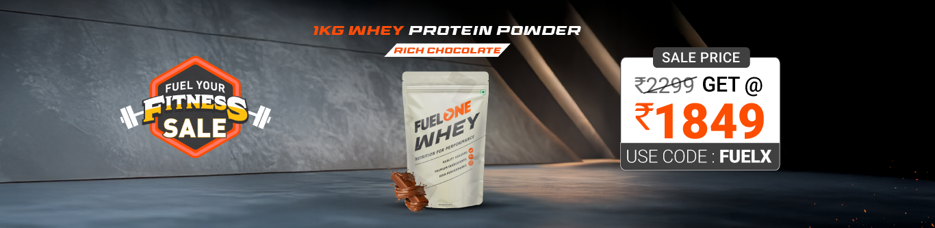 Fuel One Whey Protein Powder, 2.2 lb Rich Chocolate