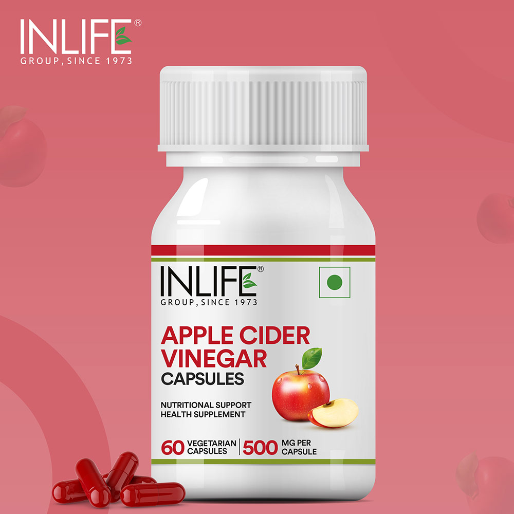 2 - INLIFE Apple Cider Vinegar,  60 capsules  Natural 