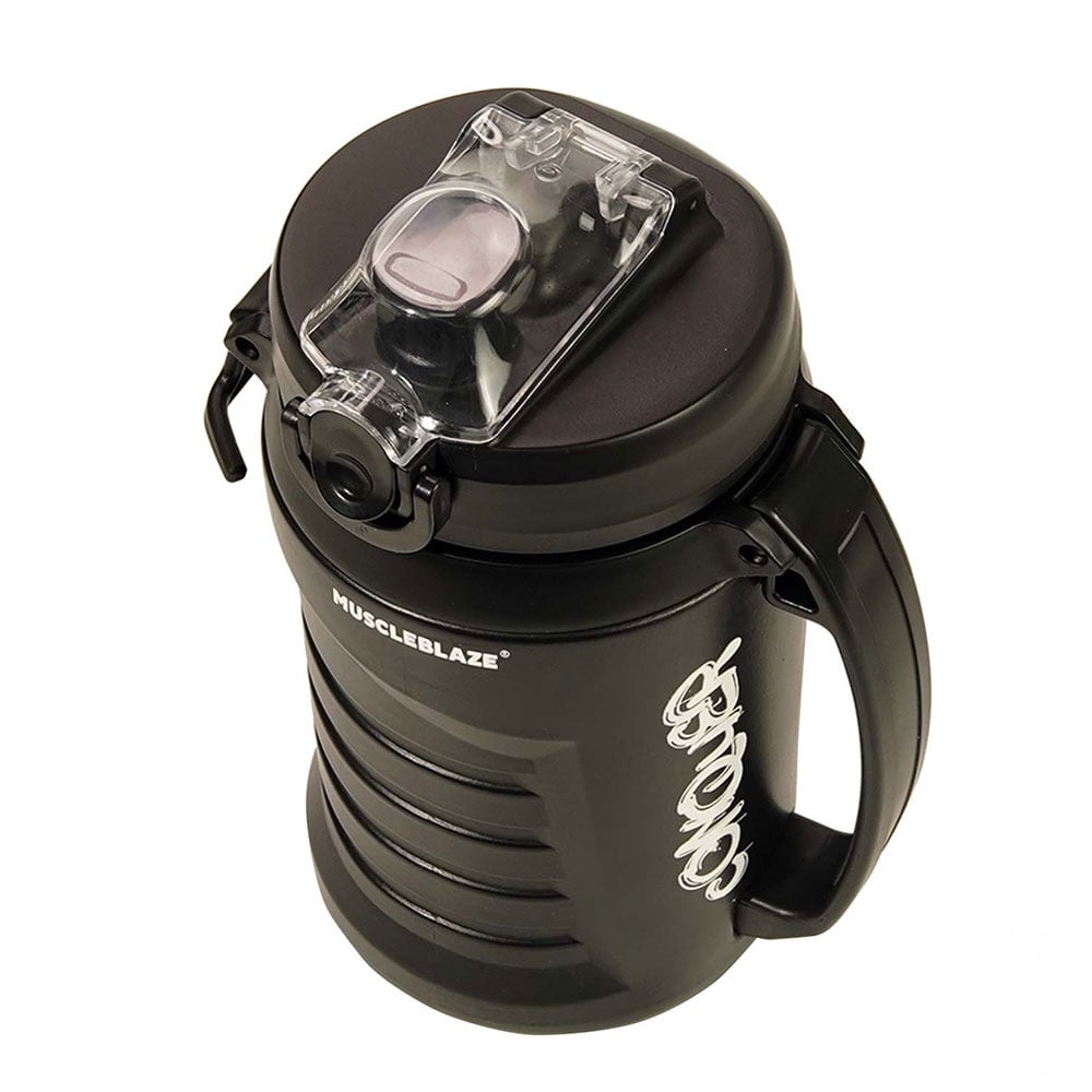 7 - MuscleBlaze Hydration Tank,  Onyx Black  2 L