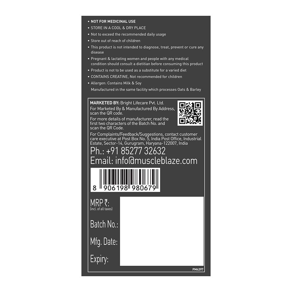 1 - MuscleBlaze Biozyme Whey PR,  8.8 lb  Chocolate Fudge