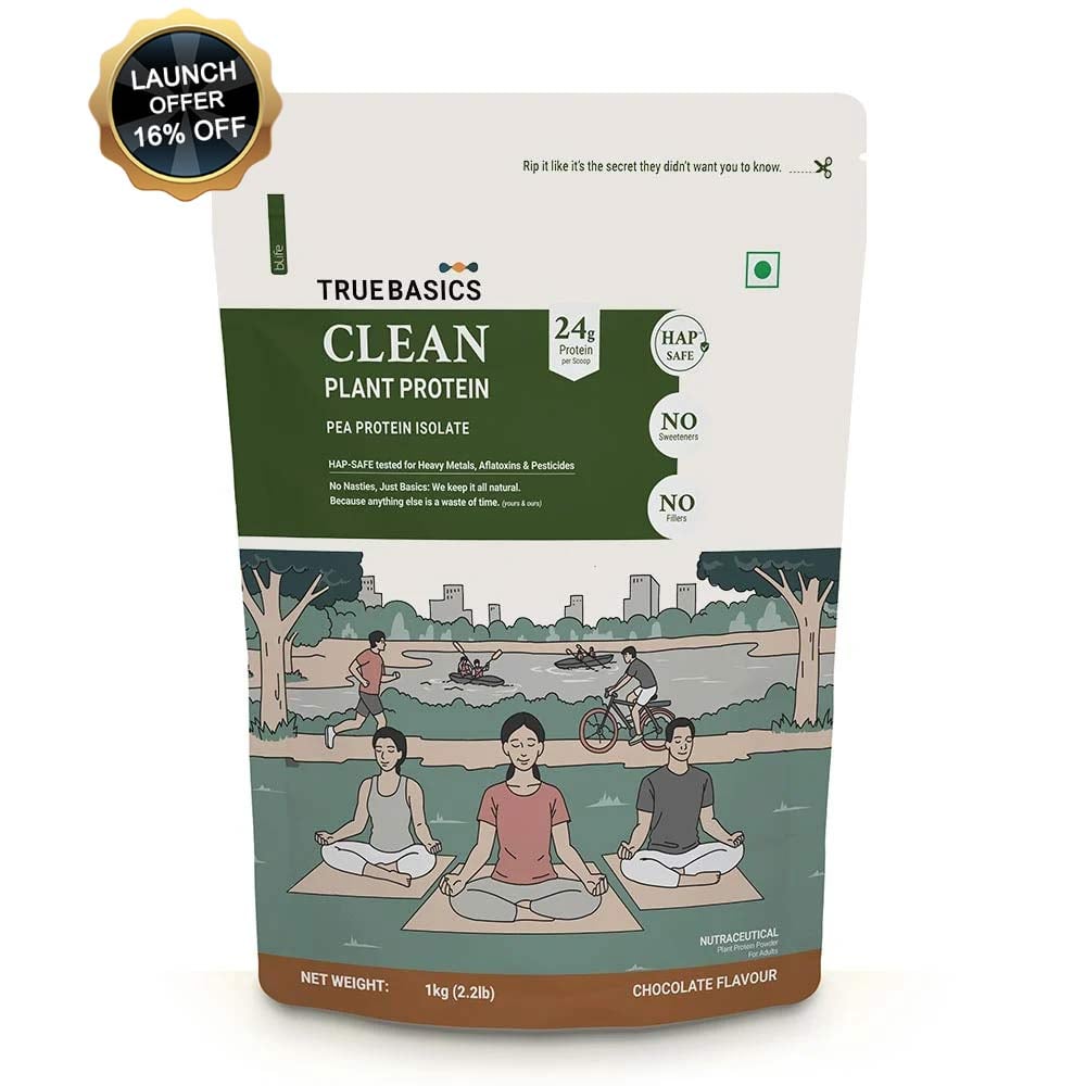 TrueBasics Clean Plant Protein, 2.2 lb Chocolate