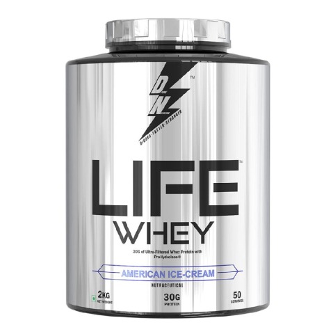 1 - Divine Nutrition Life Whey,  4.4 lb  American Ice-Cream 