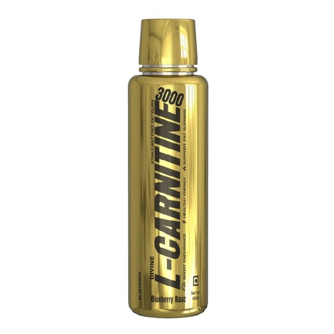 1 - Divine Nutrition L-Carnitine 3000mg,  450 ml  Blueberry Raaz 