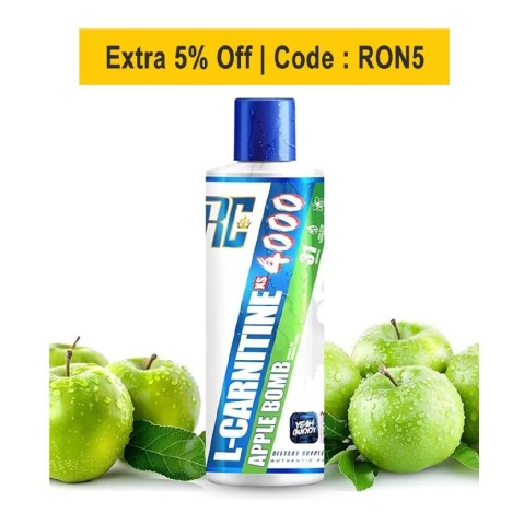 RONNIE COLEMAN L-Carnitine XS 4000,  473 ml  Apple Bomb 