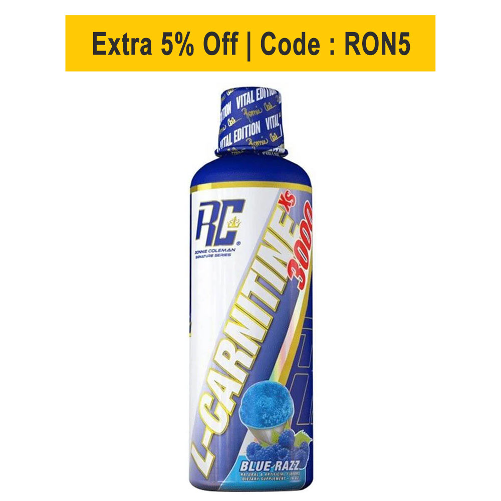 RONNIE COLEMAN L-Carnitine XS 3000,  473 ml  Blue Razz 