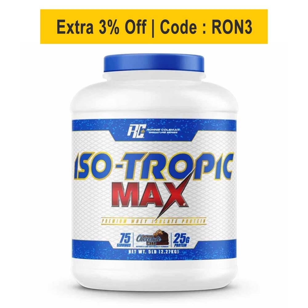 RONNIE COLEMAN Iso-Tropic Max,  5 lb  German Chocolate Cake 