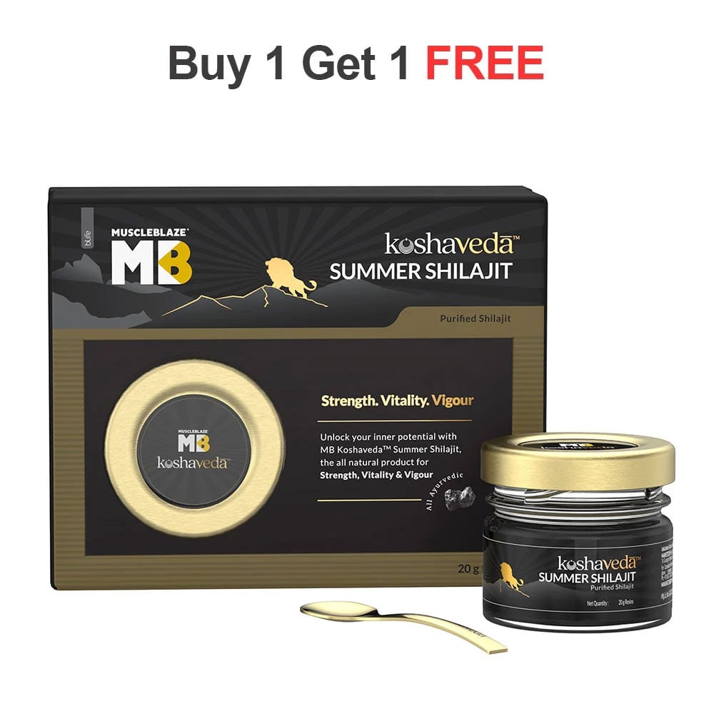 Koshaveda Summer Shilajit by MuscleBlaze,  20 g 