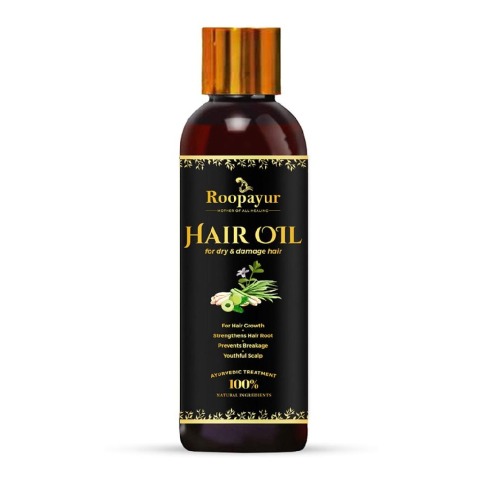 1 - Roopayur Hair Oil,  30 ml  for Dry & Damage Hair 