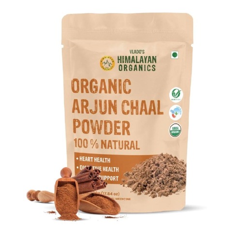 6 - Vlado's Himalayan Organics Organic Arjun Chaal Powder, 100 g