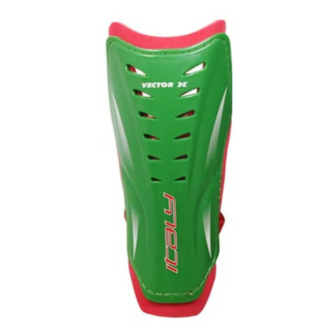 Vector X Italy Shin Guard,  Green  Senior 