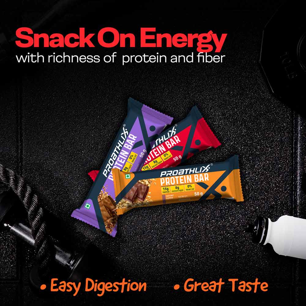 6 - Proathlix Protein Bar(15g Protein),  12 bar(s)  Fruit & Nut 