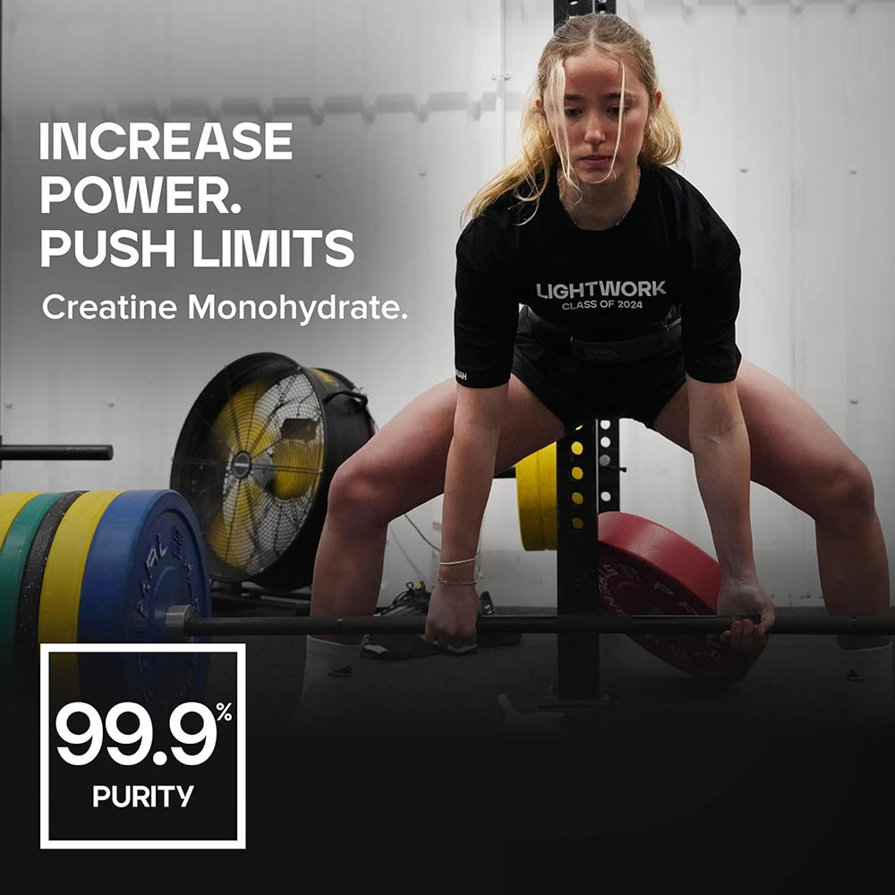 5 - Bulk Creatine Monohydrate Powder,  Unflavoured  0.44 lb 