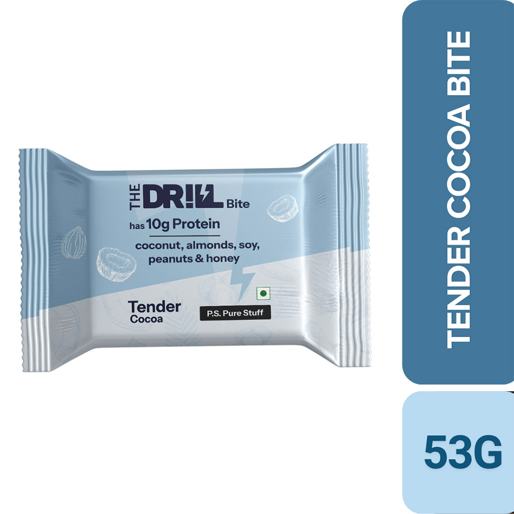 7 - The Drill Assorted Box,  10 bar(s)  2×Nutty Cocoa 15g, 2×Coffee Cocoa 15g, 2×Coffee Cocoa Bite 10g, 4×Tender Cocoa bite 10g 
