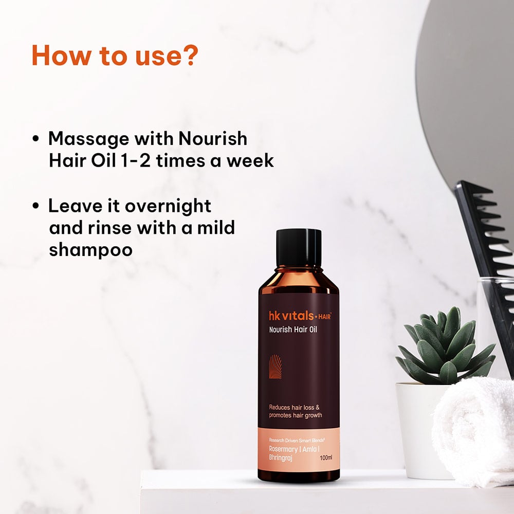 6 - HealthKart HK Vitals Headful Nourish Hair Oil,  100 ml  Hair Growth