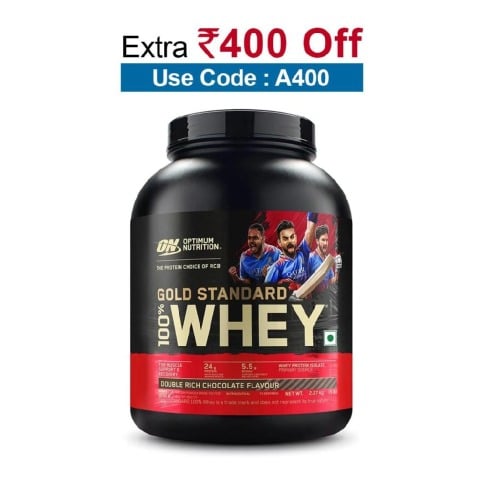 ON (Optimum Nutrition) Gold Standard 100% Whey Protein, 5 lb Double Rich Chocolate
