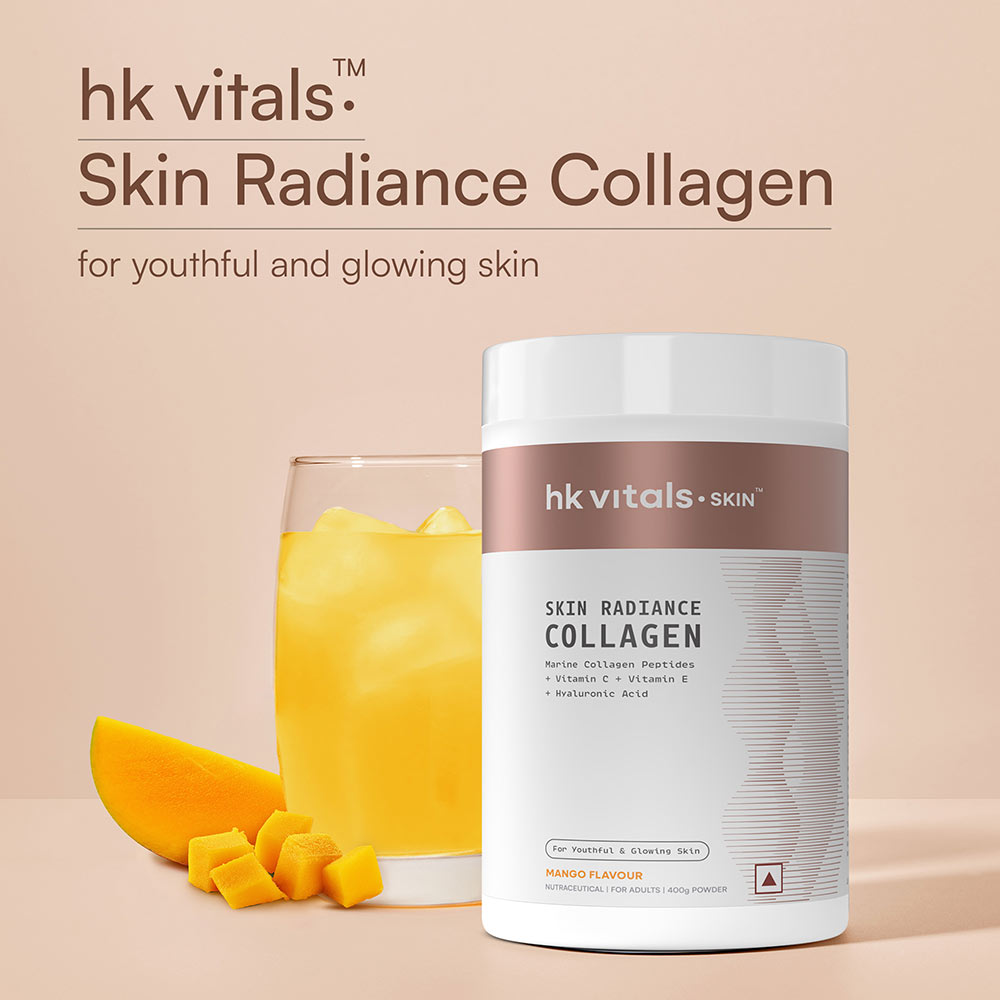3 - HealthKart HK Vitals Skin Radiance Collagen,  400 g  Mango