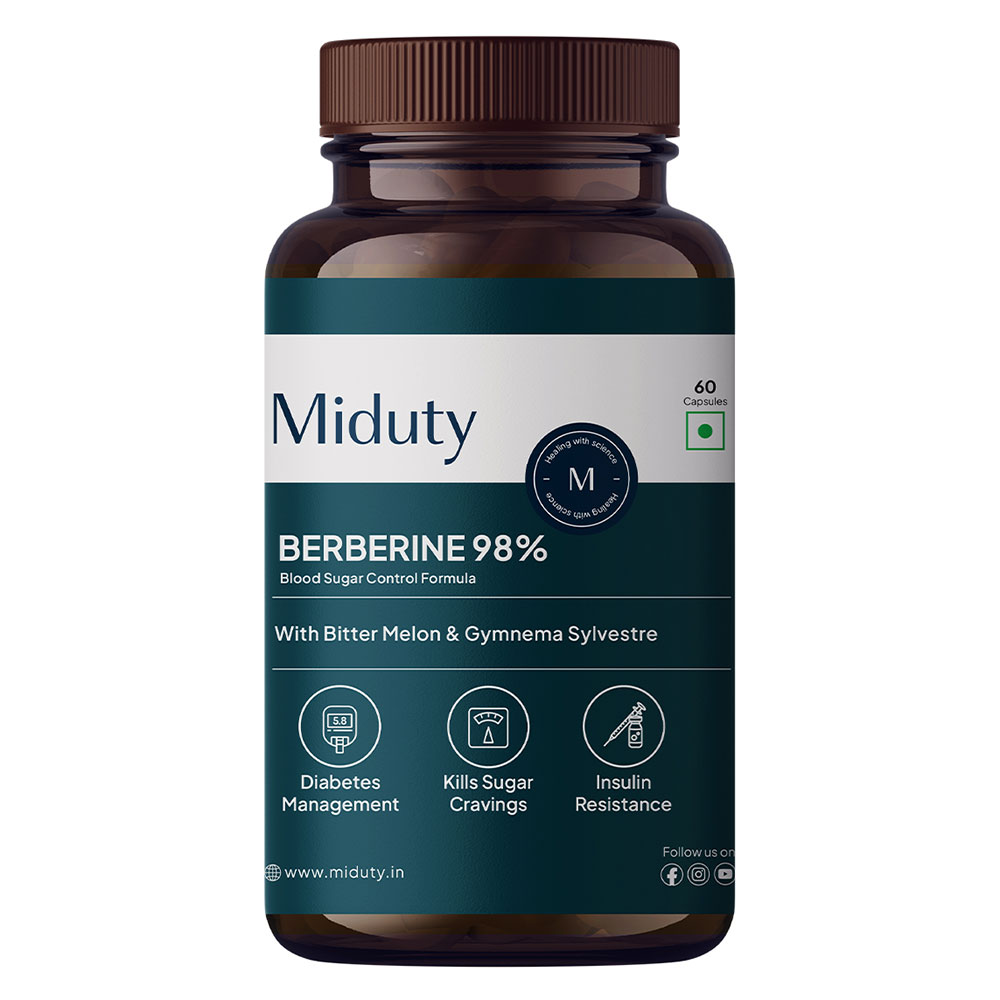 1 - Miduty Berberine Blood Sugar Control,  60 tablet(s) 