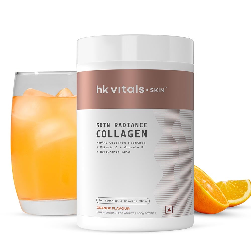 10-(2 - HK Vitals Skin Radiance Collagen, Marine Collagen 400 g Orange