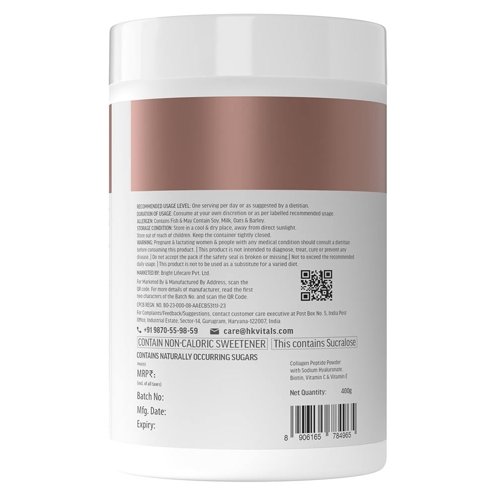 12 - HK Vitals Skin Radiance Collagen,  Marine Collagen  400 g  Mango