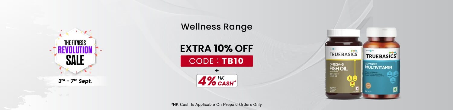 TrueBasics Wellness Range | Extra 10% | TB10 | 4% HK Cash